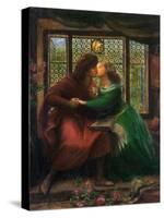 Paolo and Francesca Da Rimini, 1867-Dante Gabriel Rossetti-Stretched Canvas