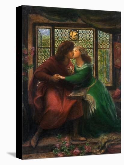 Paolo and Francesca Da Rimini, 1867-Dante Gabriel Rossetti-Stretched Canvas