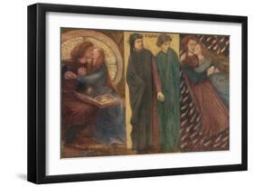 Paolo and Francesca Da Rimini-Dante Gabriel Rossetti-Framed Giclee Print