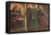 Paolo and Francesca Da Rimini-Dante Gabriel Rossetti-Framed Stretched Canvas