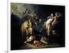 Paolo and Francesca in Hell, Scene from Divine Comedy-Dante Alighieri-Framed Giclee Print