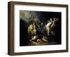 Paolo and Francesca in Hell, Scene from Divine Comedy-Dante Alighieri-Framed Giclee Print