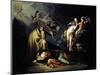 Paolo and Francesca in Hell, Scene from Divine Comedy-Dante Alighieri-Mounted Giclee Print