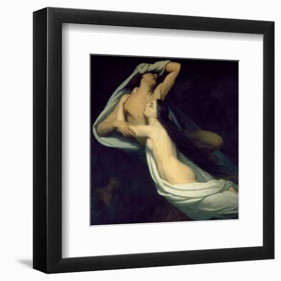 Paolo and Francesca-Ary Scheffer-Framed Premium Giclee Print