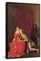 Paolo and Francesca-Jean-Auguste-Dominique Ingres-Framed Stretched Canvas