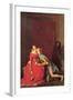 Paolo and Francesca-Jean-Auguste-Dominique Ingres-Framed Art Print