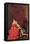 Paolo and Francesca-Jean-Auguste-Dominique Ingres-Framed Stretched Canvas