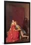 Paolo and Francesca-Jean-Auguste-Dominique Ingres-Framed Art Print