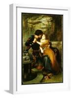 Paolo and Francesca-Charles Edward Halle-Framed Giclee Print