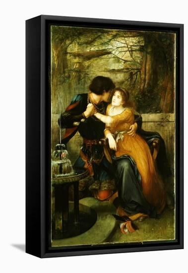 Paolo and Francesca-Charles Edward Halle-Framed Stretched Canvas