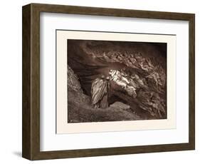 Paolo and Francesca-Gustave Dore-Framed Giclee Print