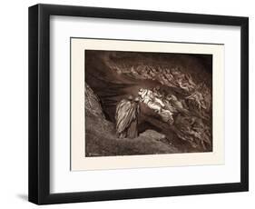 Paolo and Francesca-Gustave Dore-Framed Giclee Print