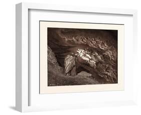 Paolo and Francesca-Gustave Dore-Framed Giclee Print