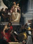 Saint Catherine of Alexandria in Prison, the Holy Ghost Above, C.1580S-Paolo Caliari-Giclee Print