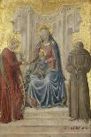 Enthroned Madonna with Child and Saints Gerhard and Katharina, C.1450-Paolo Di Stefano Badaloni Schiavo-Giclee Print