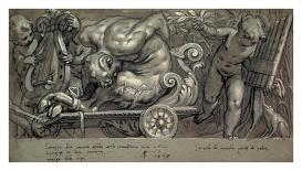 Pandora Offers the Box to Epimetheus-Paolo Farinati-Framed Giclee Print