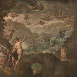Landscape with the Expulsion of the Harpies, Ca 1590-Paolo Fiammingo-Giclee Print