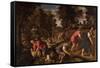 Paolo Fiammingo / 'The mowing and shearing, or The Summer', Second half 16th century, Flemish Sc...-Paolo Fiammingo-Framed Stretched Canvas