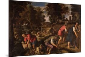 Paolo Fiammingo / 'The mowing and shearing, or The Summer', Second half 16th century, Flemish Sc...-Paolo Fiammingo-Mounted Poster