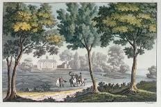 Mount Vernon, Virginia, Home of George Washington, C.1820-Paolo Fumagalli-Framed Stretched Canvas