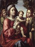 The Virgin and Child, St. John the Baptist and an Angel-Paolo Morando-Giclee Print