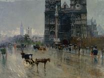 The Anichkov Bridge on Nevsky Prospekt at Dusk-Paolo Sala-Giclee Print