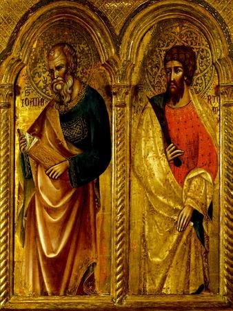 Apostles Saint James and Saint Bartholomew, Ca 1345