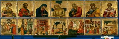 Polyptych of the Coronation of the Virgin Mary, Stories of Jesus and Stories of St Francis-Paolo Veneziano-Giclee Print