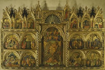 Polyptych of the Coronation of the Virgin Mary, Stories of Jesus and Stories of St Francis