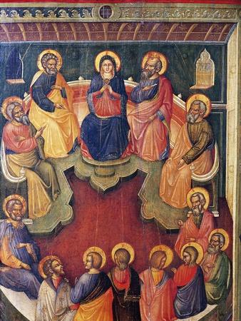 The Virgin Surrounded by Twelve Apostles or Pentecost