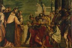 The Centurion of Capernaum Who Begs Jesus to Heal His Paralyzed Servant-Paolo Veronese-Giclee Print