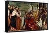 Paolo Veronese / 'Jesus and the Centurion', ca. 1571, Italian School, Oil on canvas, 192 cm x 2...-PAOLO VERONESE-Framed Stretched Canvas