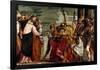 Paolo Veronese / 'Jesus and the Centurion', ca. 1571, Italian School, Oil on canvas, 192 cm x 2...-PAOLO VERONESE-Framed Poster