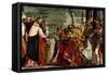 Paolo Veronese / 'Jesus and the Centurion', ca. 1571, Italian School, Oil on canvas, 192 cm x 2...-PAOLO VERONESE-Framed Stretched Canvas