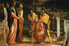 The Centurion of Capernaum Who Begs Jesus to Heal His Paralyzed Servant-Paolo Veronese-Giclee Print
