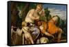 Paolo Veronese / 'Venus and Adonis', ca. 1580, Italian School, Oil on canvas, 162 cm x 191 cm, ...-PAOLO VERONESE-Framed Stretched Canvas