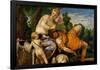 Paolo Veronese / 'Venus and Adonis', ca. 1580, Italian School, Oil on canvas, 162 cm x 191 cm, ...-PAOLO VERONESE-Framed Poster