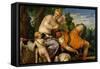 Paolo Veronese / 'Venus and Adonis', ca. 1580, Italian School, Oil on canvas, 162 cm x 191 cm, ...-PAOLO VERONESE-Framed Stretched Canvas