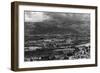 Paonia, Colorado - West End Panoramic-Lantern Press-Framed Art Print