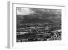 Paonia, Colorado - West End Panoramic-Lantern Press-Framed Art Print