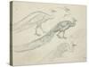 Paons de profil-Eugène Samuel Grasset-Stretched Canvas