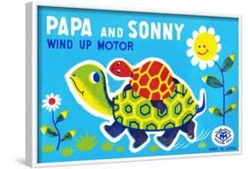 Papa and Sonny-null-Framed Art Print