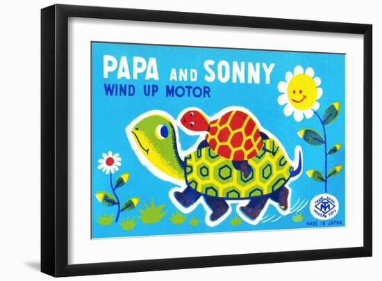 Papa and Sonny-null-Framed Art Print