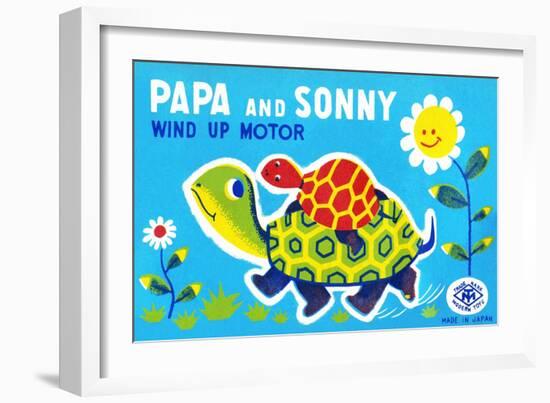 Papa and Sonny-null-Framed Art Print