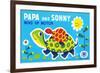 Papa and Sonny-null-Framed Premium Giclee Print