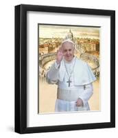 Papa Franciscus-Maurilio Boldrini-Framed Art Print