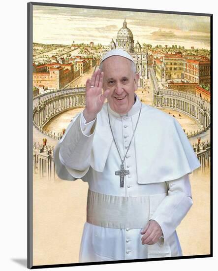 Papa Franciscus-Maurilio Boldrini-Mounted Art Print