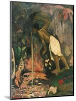 Papa Moe, L'Eau Myst?euse, Mysterious Water, 1893-Paul Gauguin-Mounted Giclee Print