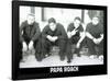 Papa Roach (Group, B&W) Music Poster Print-null-Framed Poster
