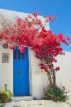 Traditional Greek Door on Sifnos Island, Greece-papadimitriou-Framed Stretched Canvas